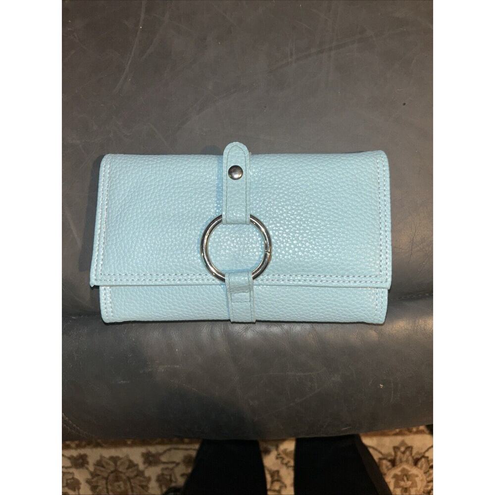 PreZerve Jewelry Organizer FlexZorb Zippers Pockets Wallet Anti-Tarnish Blue